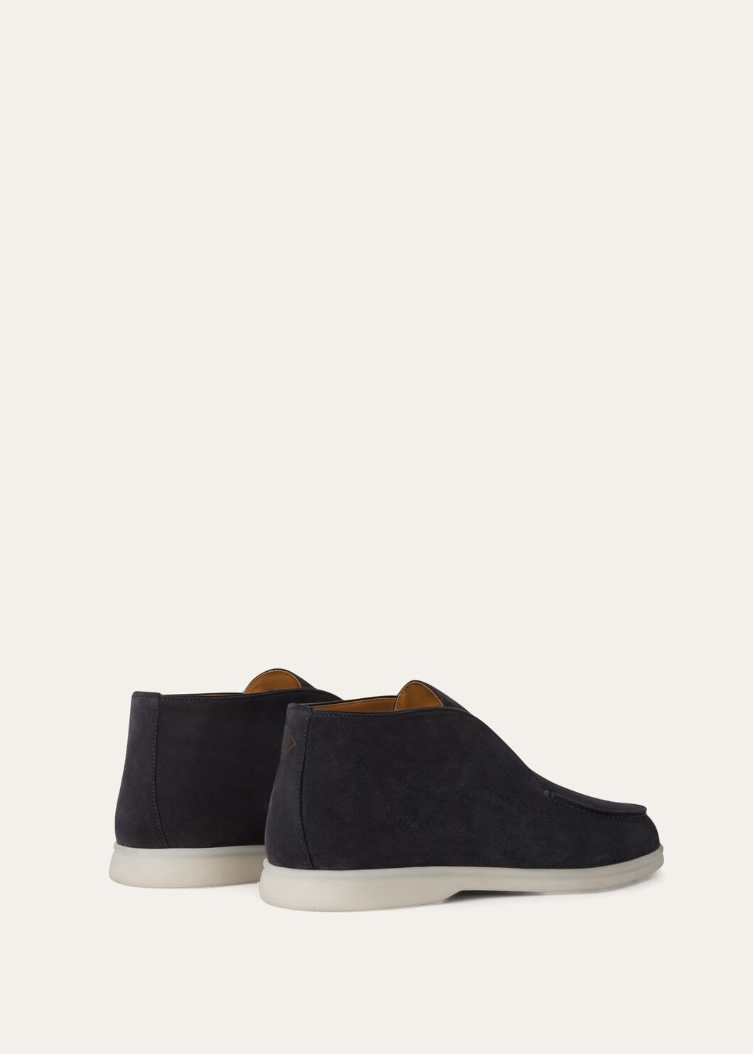 Open Walk ankle boots in Navy Suede