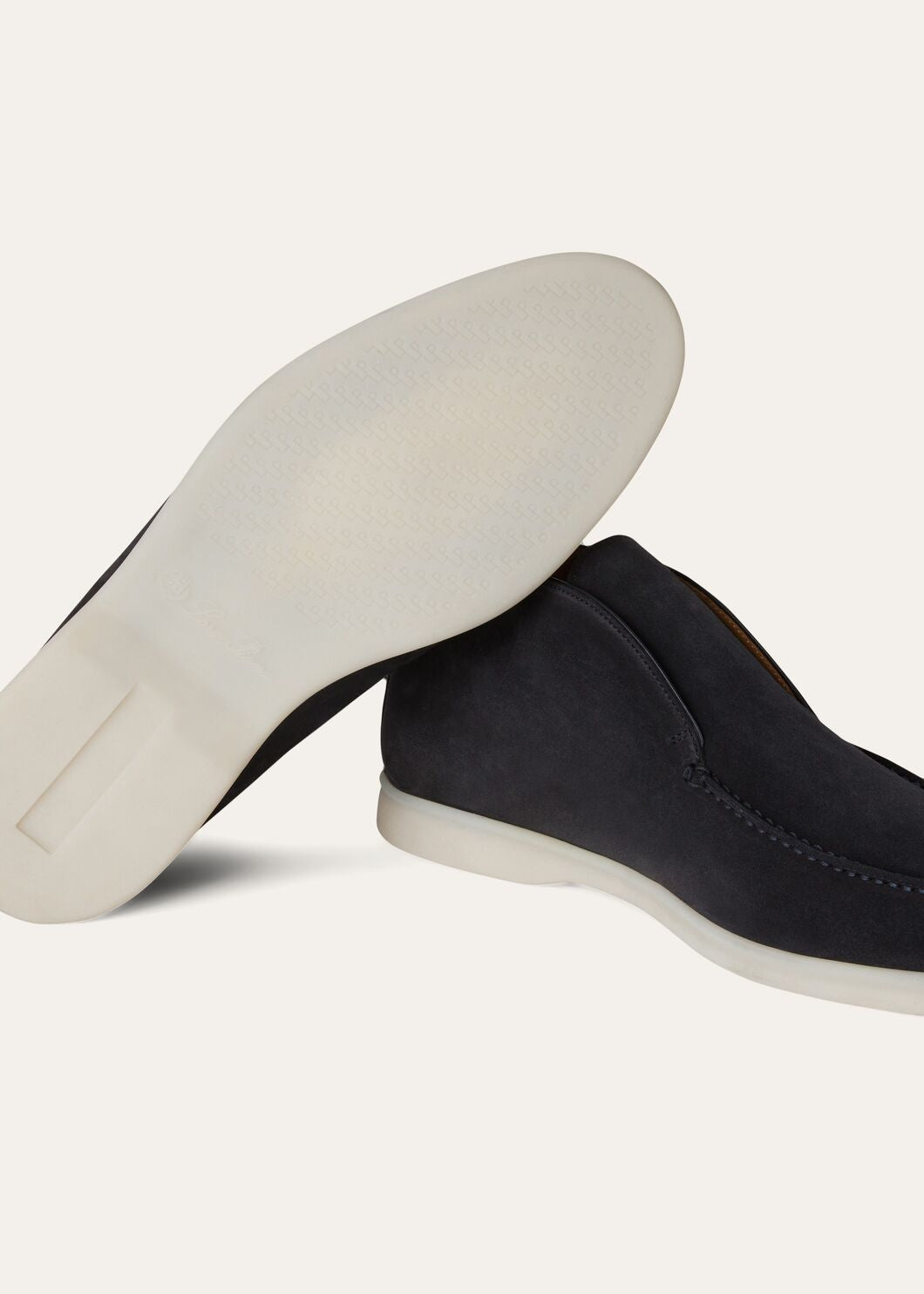 Open Walk ankle boots in Navy Suede