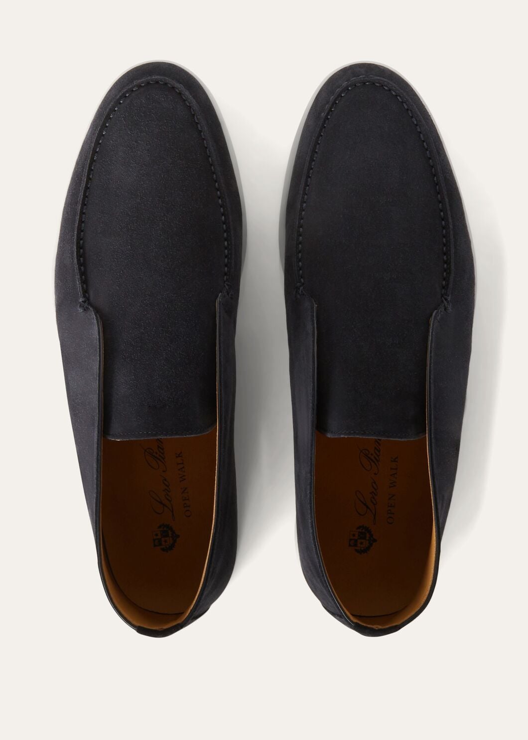 Open Walk ankle boots in Navy Suede