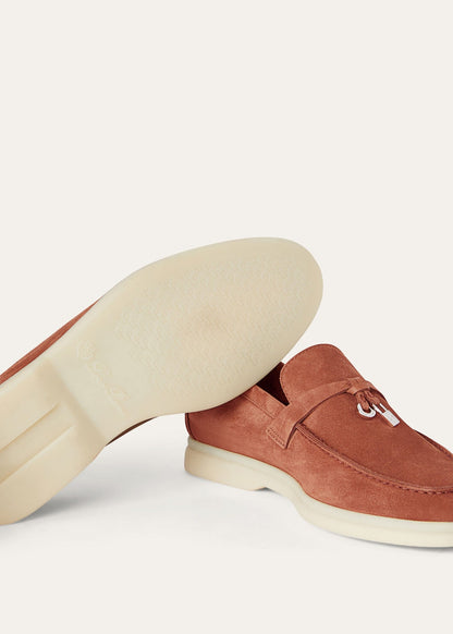 Summer Charms Walk Suede Orange Women's Moccasins