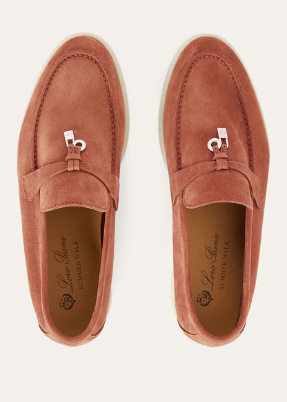 Summer Charms Walk Suede Orange Women's Moccasins
