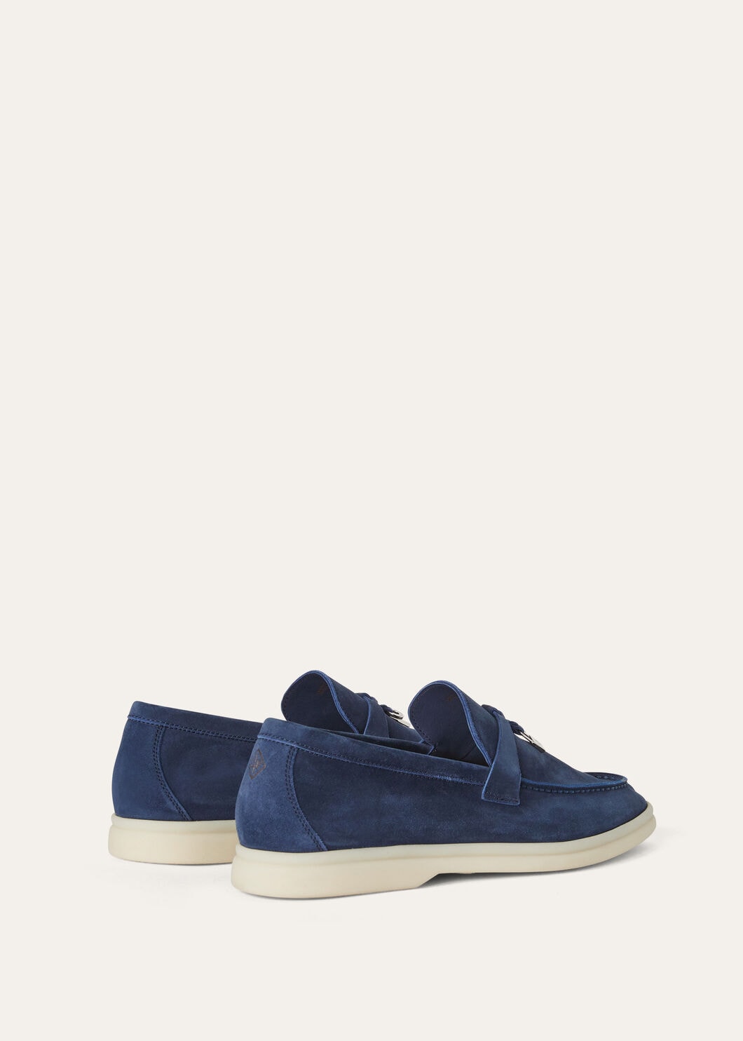 Summer Charms Walk Suede Loafers Dark Blue