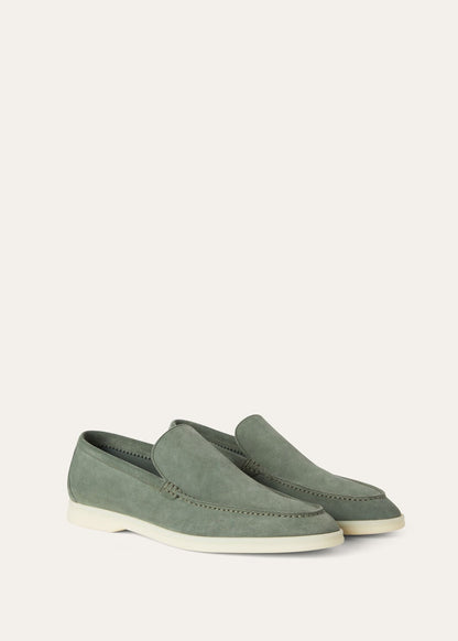 Summer Walk Moccasins in Frozen Fir Suede