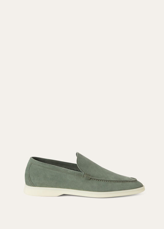 Summer Walk Moccasins in Frozen Fir Suede