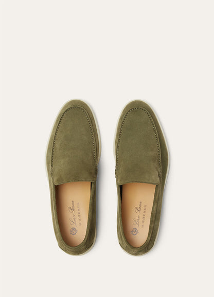 Summer Walk Green Suede Murano Men's Loafers