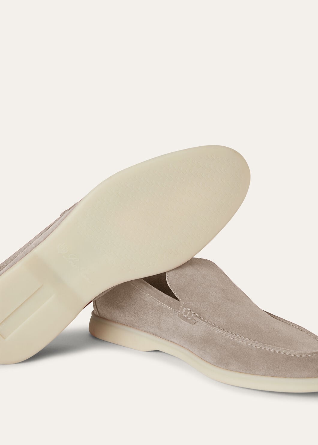 Summer Walk Moccasins in Classic Beige Suede