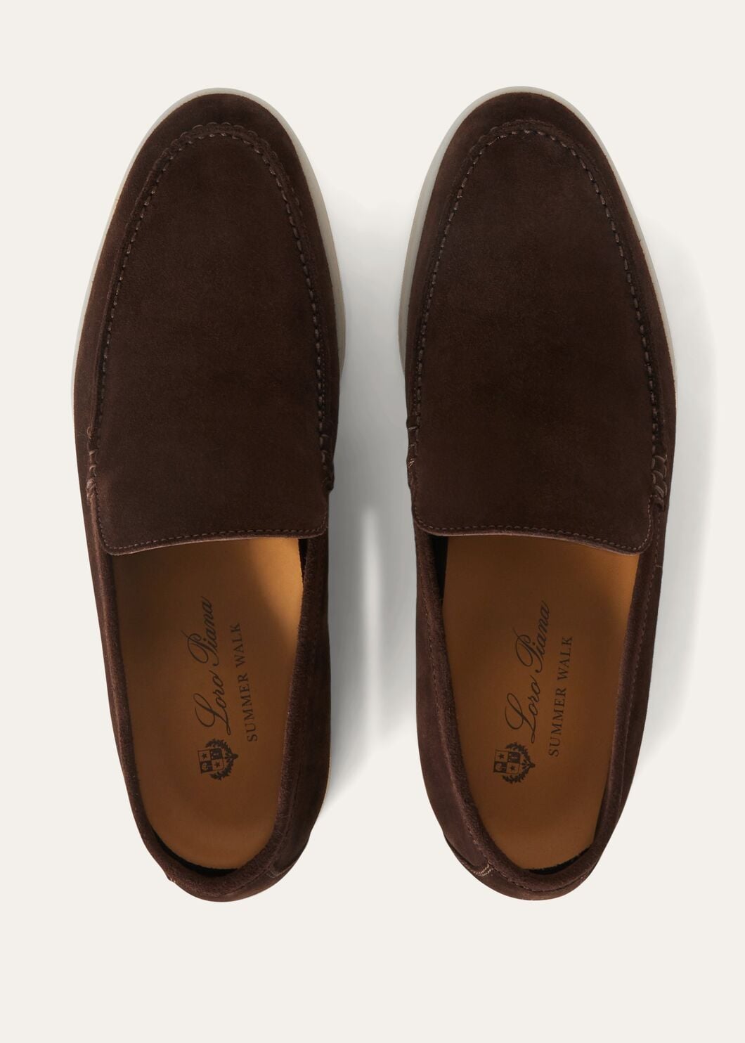 Summer Walk Chocolate Suede Loafers for Men