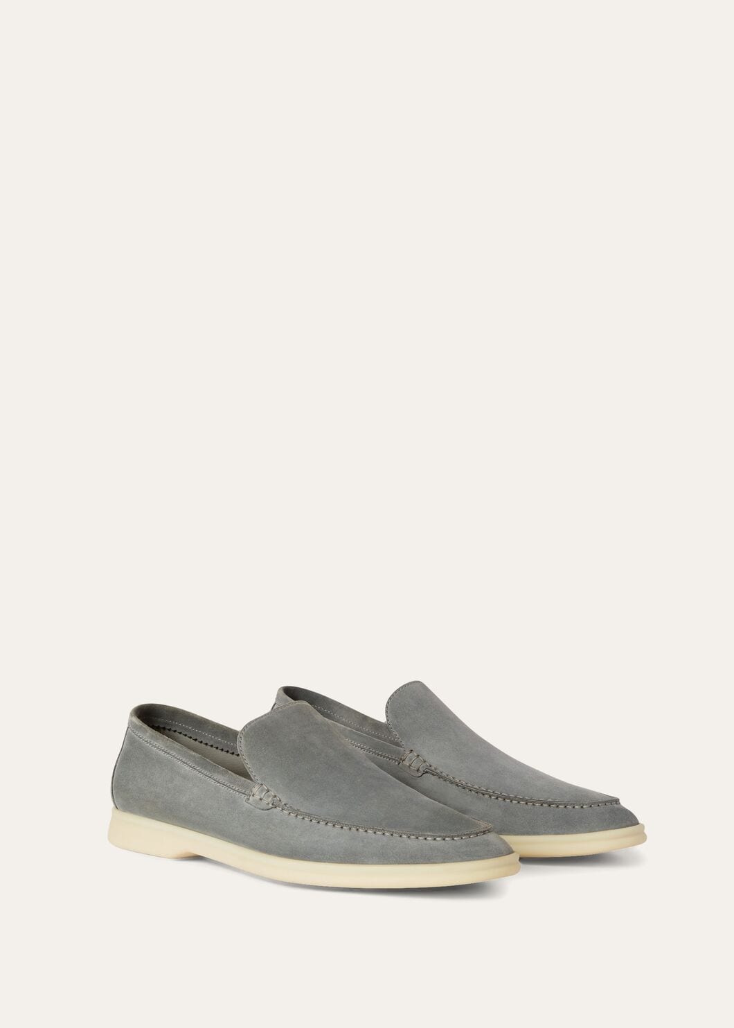 Summer Walk Suede Moccasins Grey Men