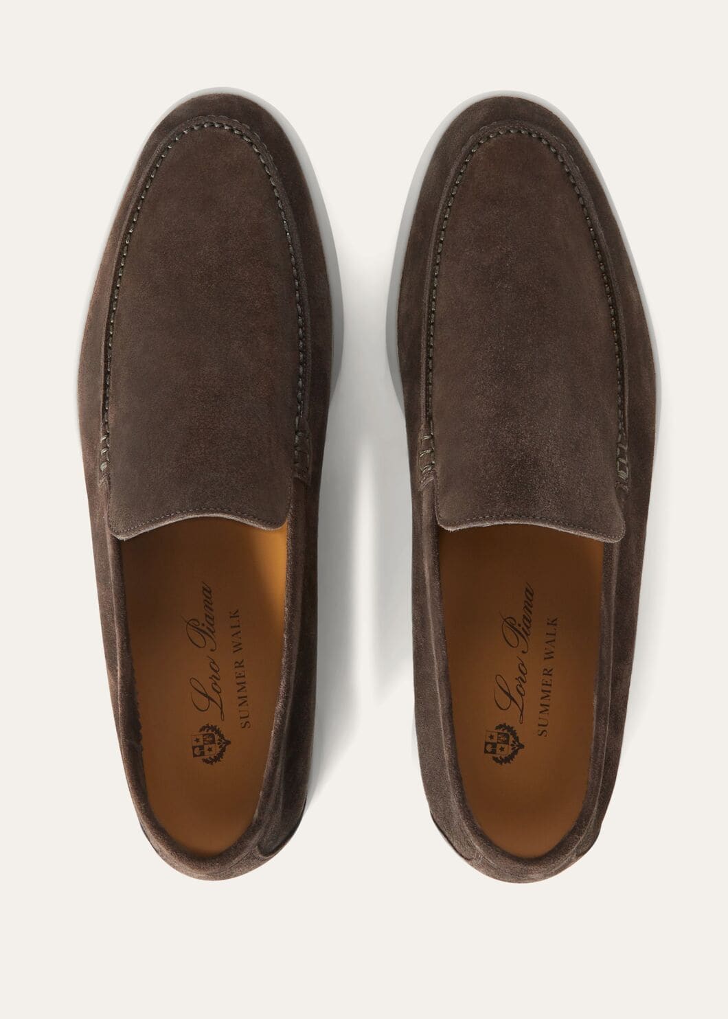 Men's Summer Walk Dark Grey Suede Loafers