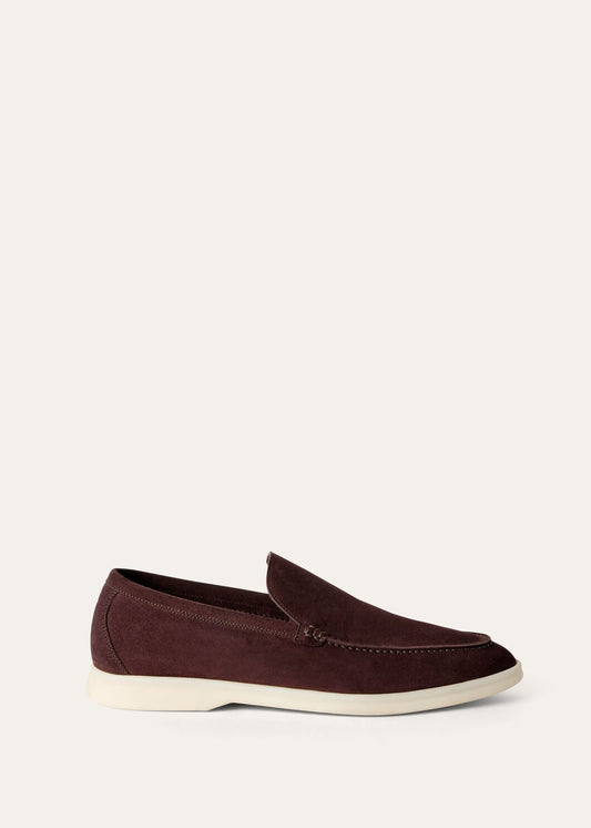 Summer Walk Loafers in Suede Amarone Men