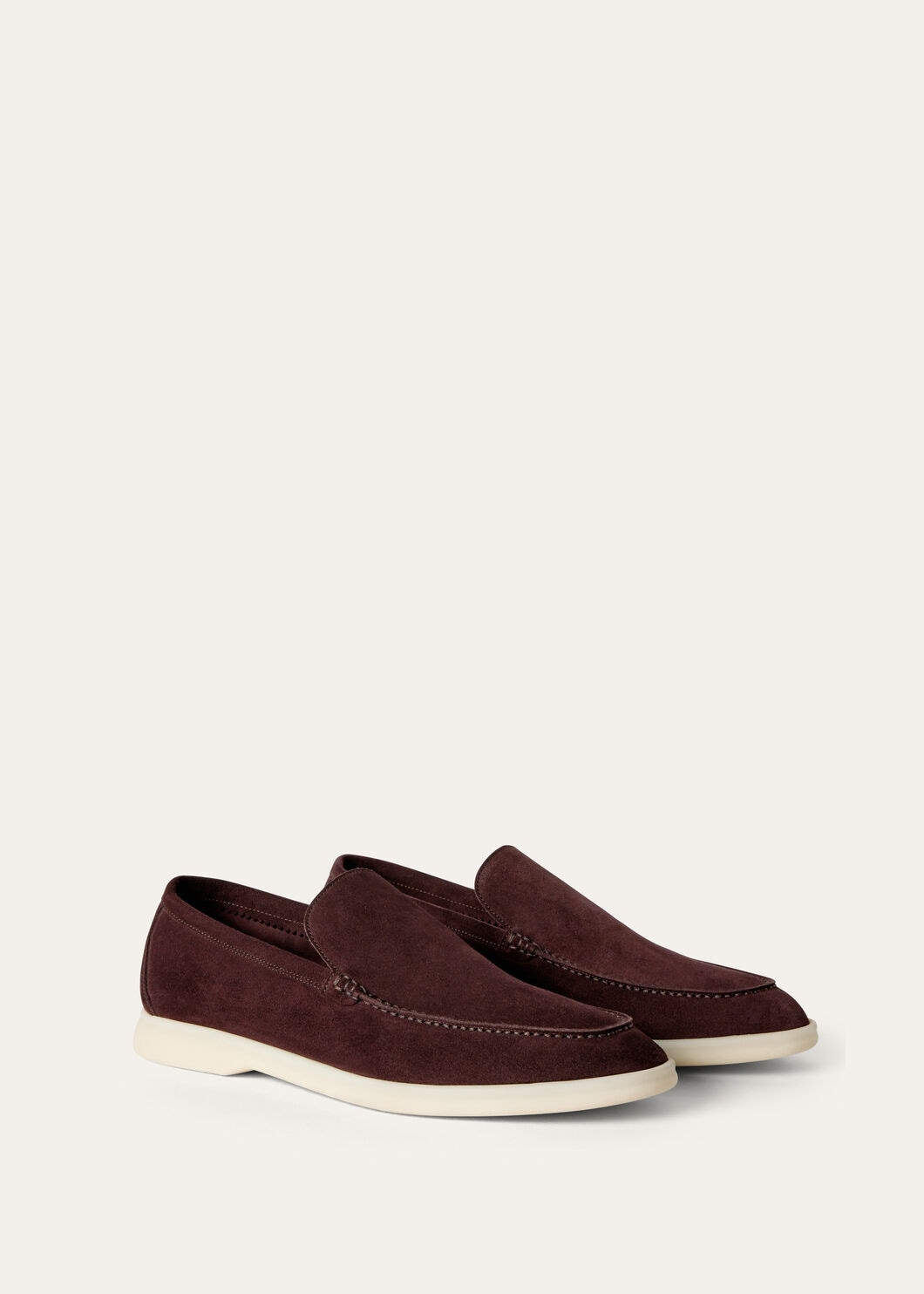 Summer Walk Loafers in Suede Amarone Men