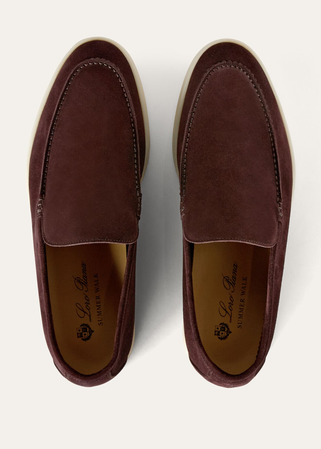 Summer Walk Loafers in Suede Amarone Men