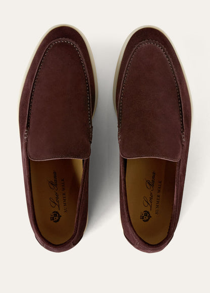 Summer Walk Loafers in Suede Amarone Men