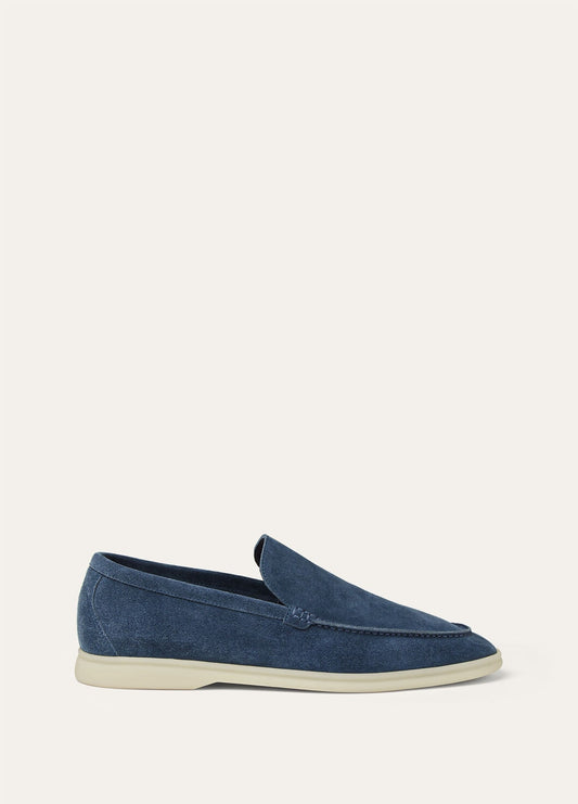 Summer Walk Suede Moccasins Figs Black Men