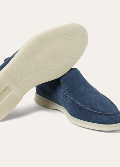 Summer Walk Suede Moccasins Figs Black Men
