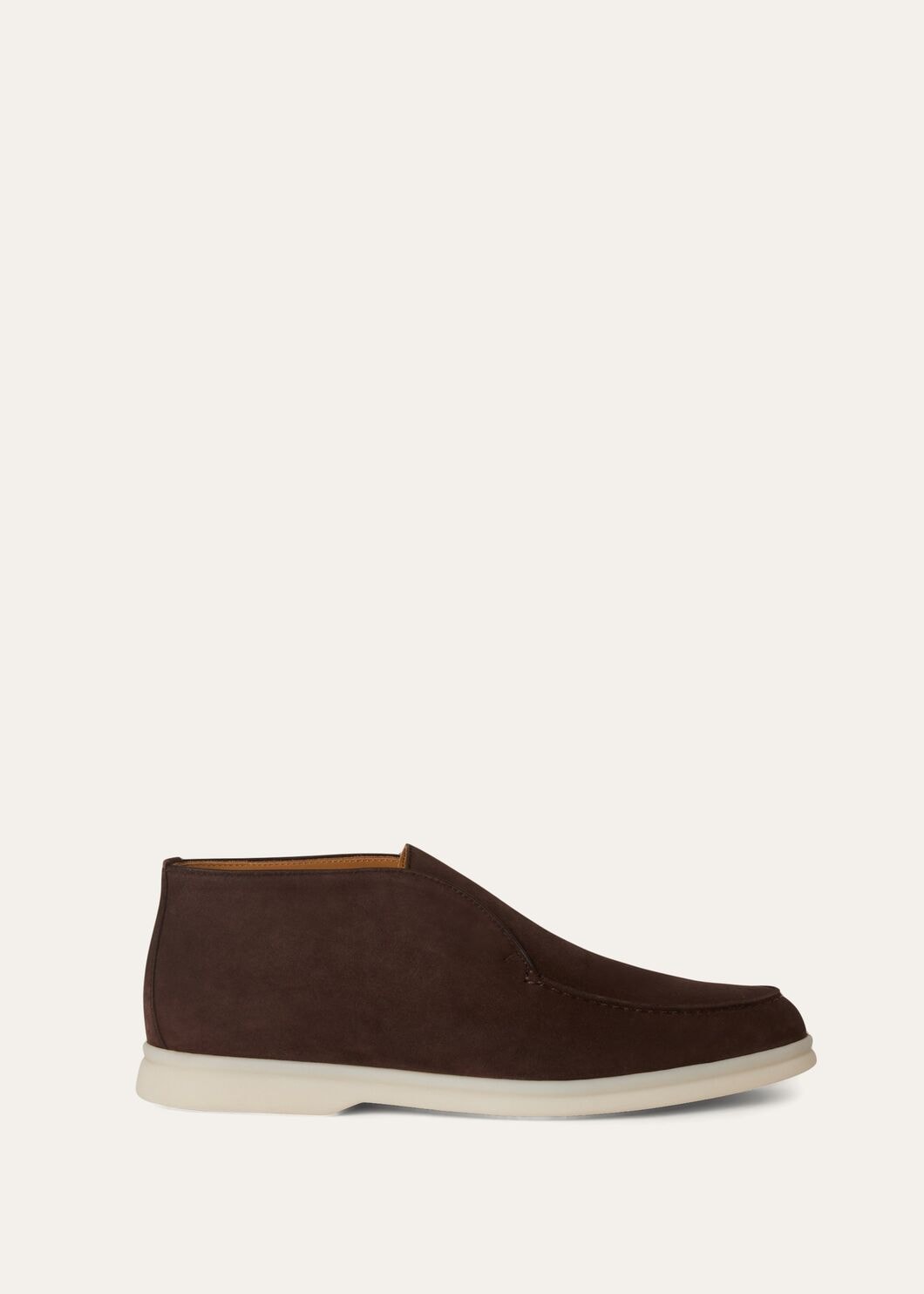 Open Walk ankle boots in Suède Chocolate