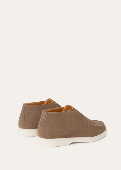 Open Walk Suede Koala Ankle Boots