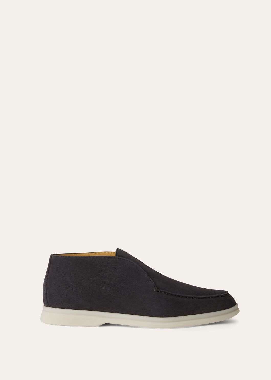 Open Walk Suede Caviar Ankle Boots