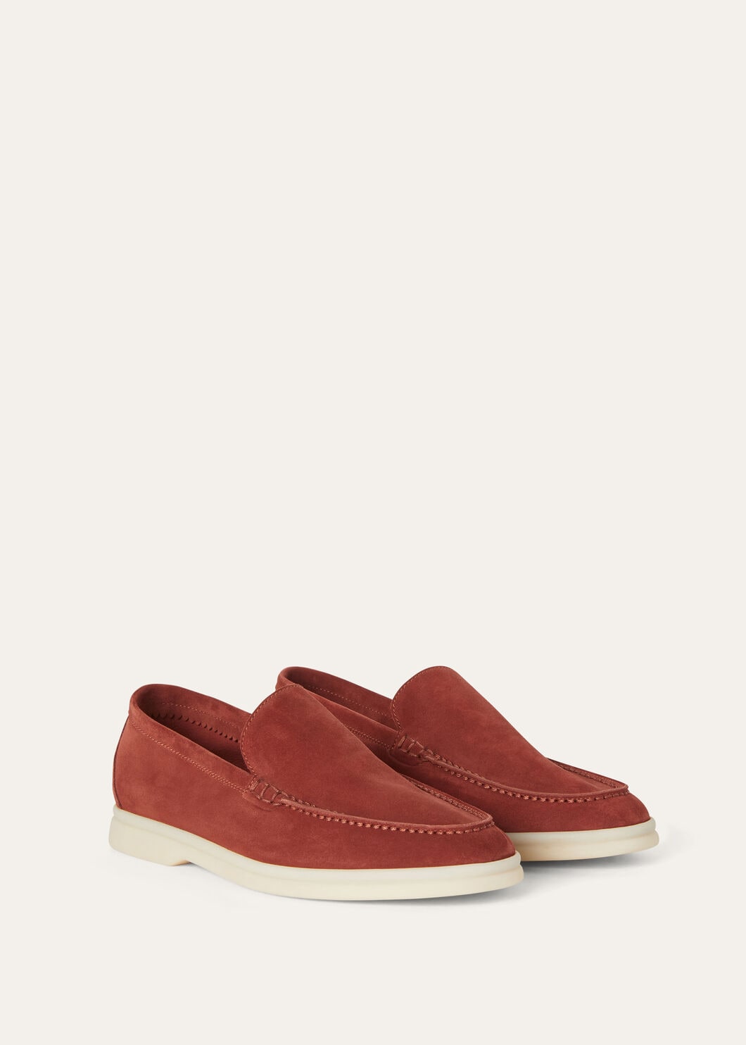 Cinnamon Suede Summer Walk Moccasins