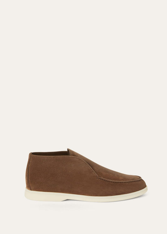 Open Walk Suede Fir Cone Ankle Boots