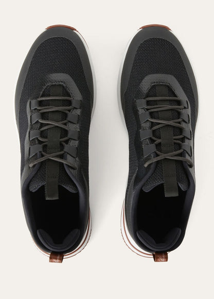 Week End Walk Sneaker Microfibre Nero