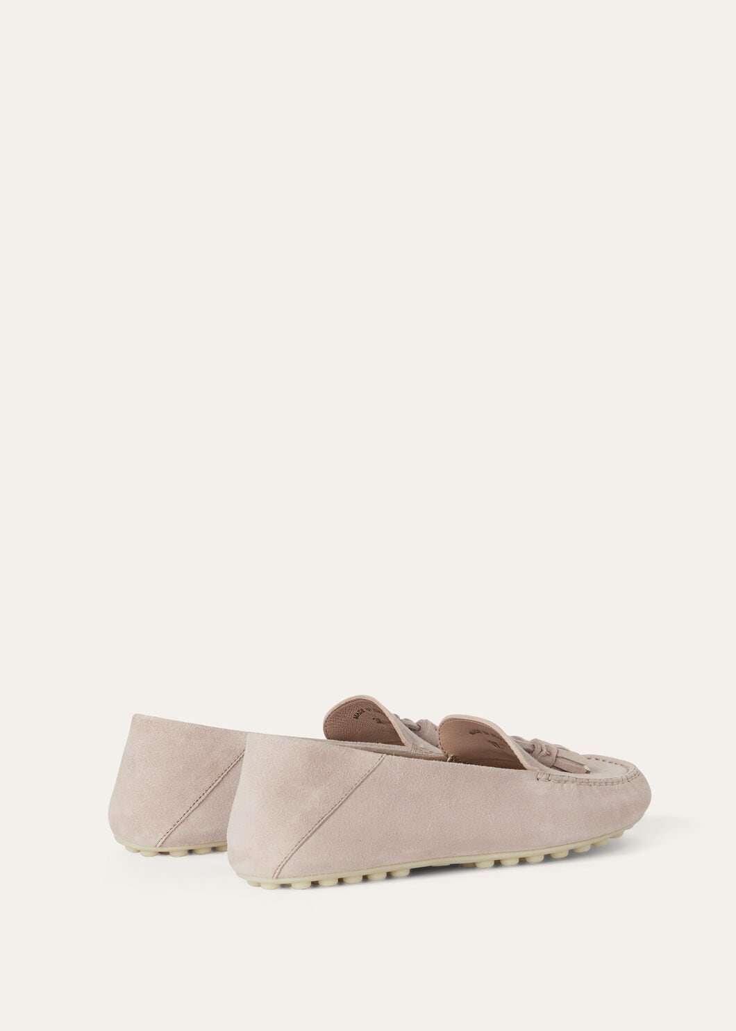 Dot Sole Walk Suede Pink Women's Loafers