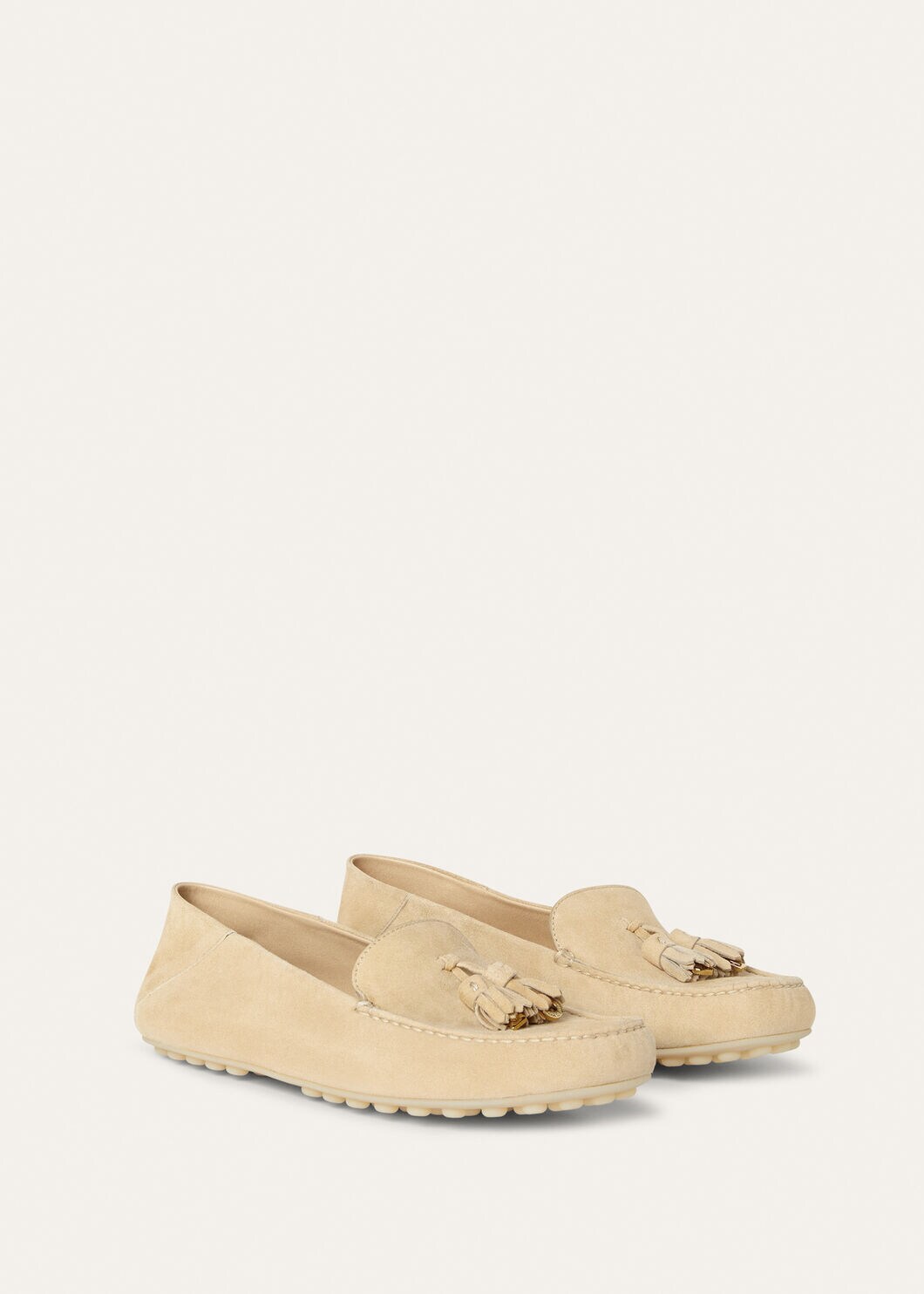 Dot Sole Walk Suede Melonpan Women's Loafers