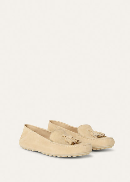 Dot Sole Walk Suede Melonpan Women's Loafers
