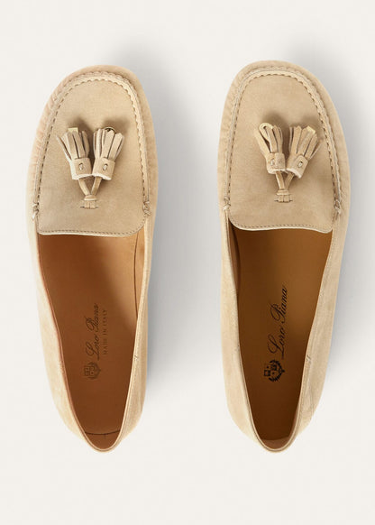 Dot Sole Walk Suede Melonpan Women's Loafers