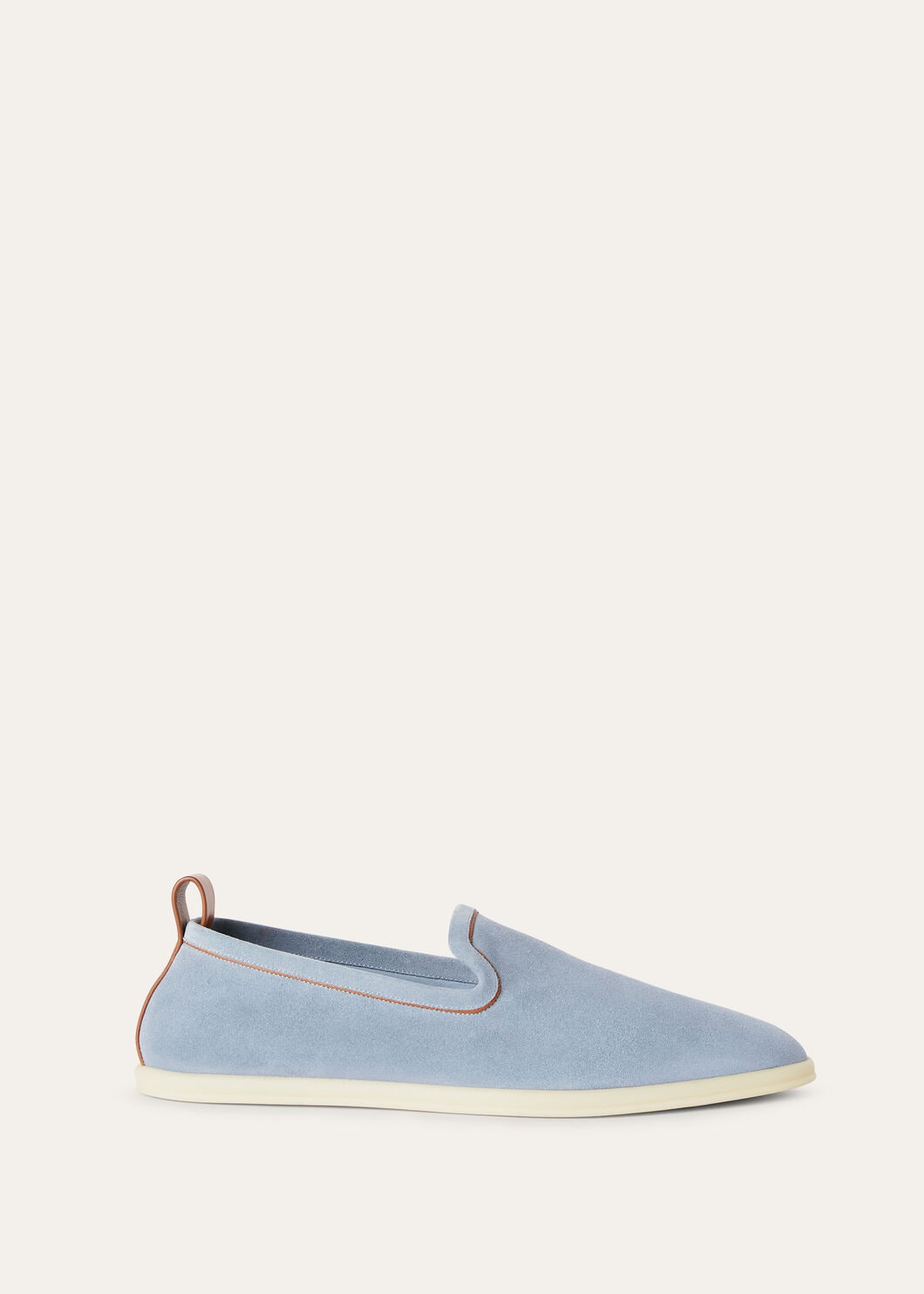 Venice Walk Suede Loafers Powder Men