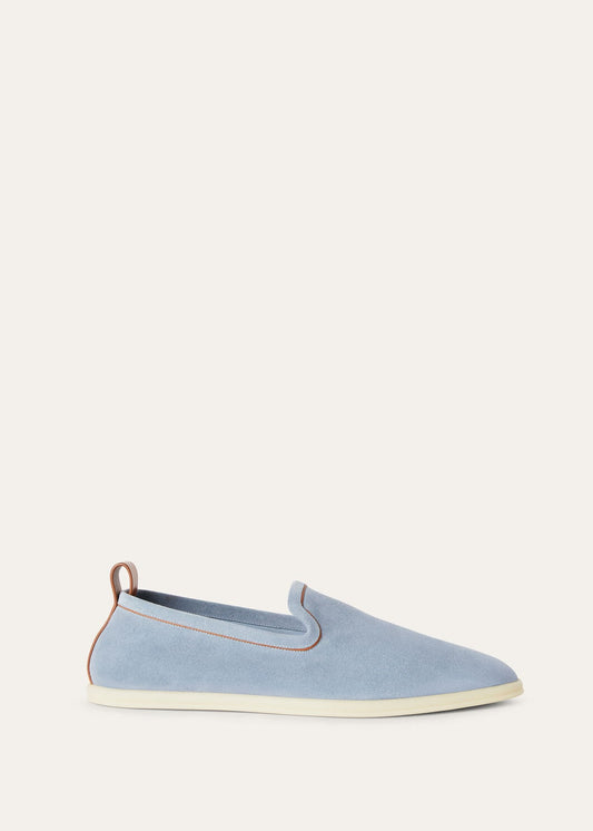 Venice Walk Suede Loafers Powder Men