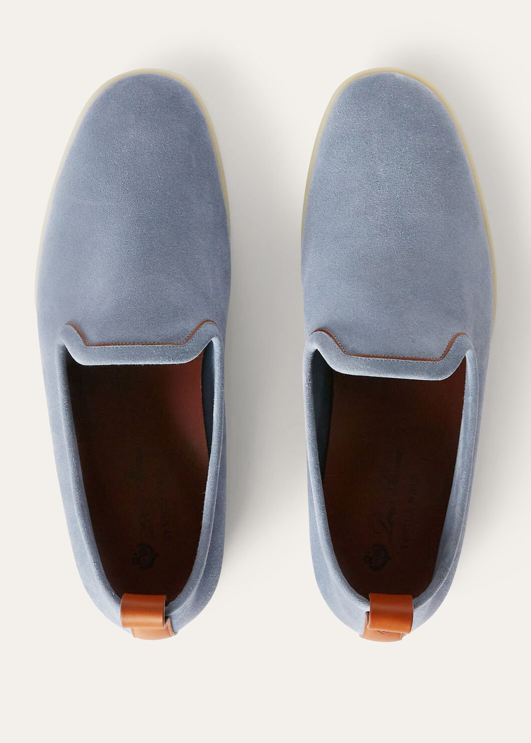 Venice Walk Suede Loafers Powder Men