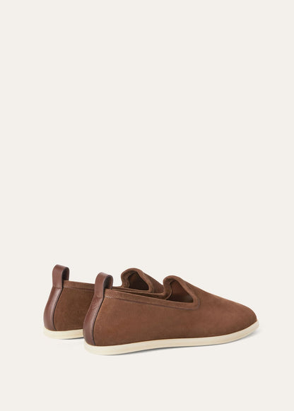 Men's Venice Walk Brown Suede Loafers