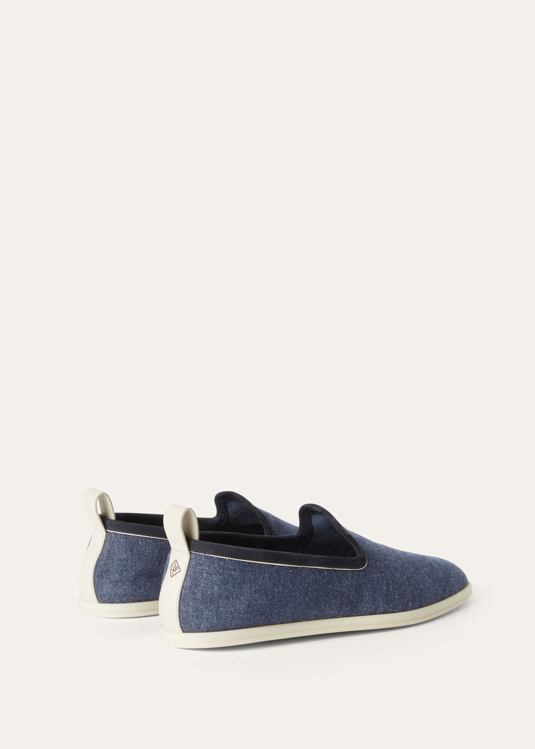 Venice Walk Cotton Moccasins Blue Men