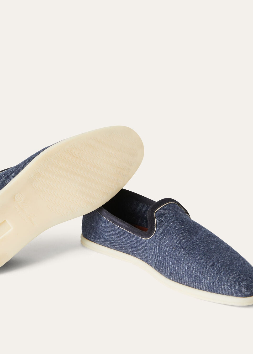 Venice Walk Cotton Moccasins Blue Men