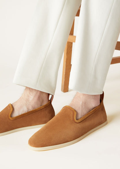Venice Walk Suede Whiskey Moccasins Men