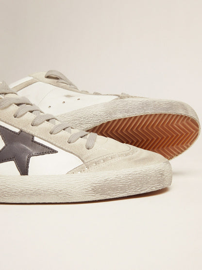 White Mid Star with Black Star