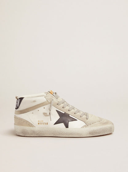 White Mid Star with Black Star