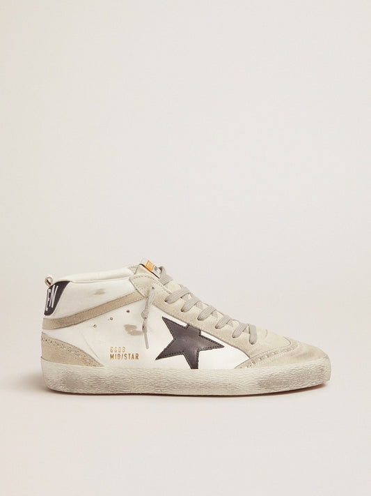 White Mid Star with Black Star