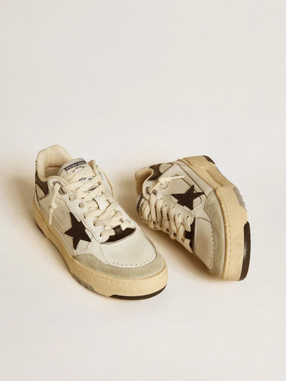 Forty2 with black star and black leather heel