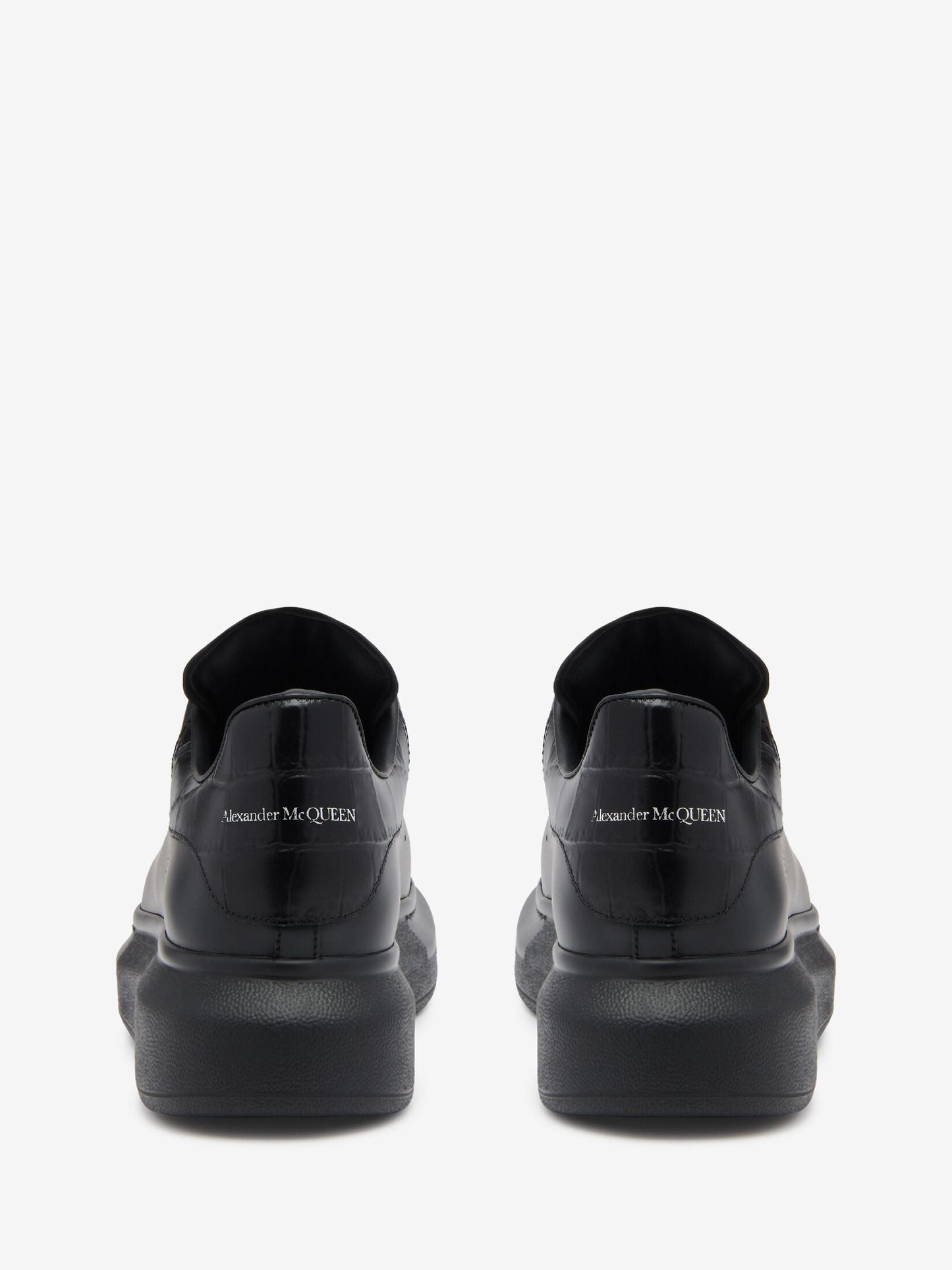 Oversize in black white Crocodile