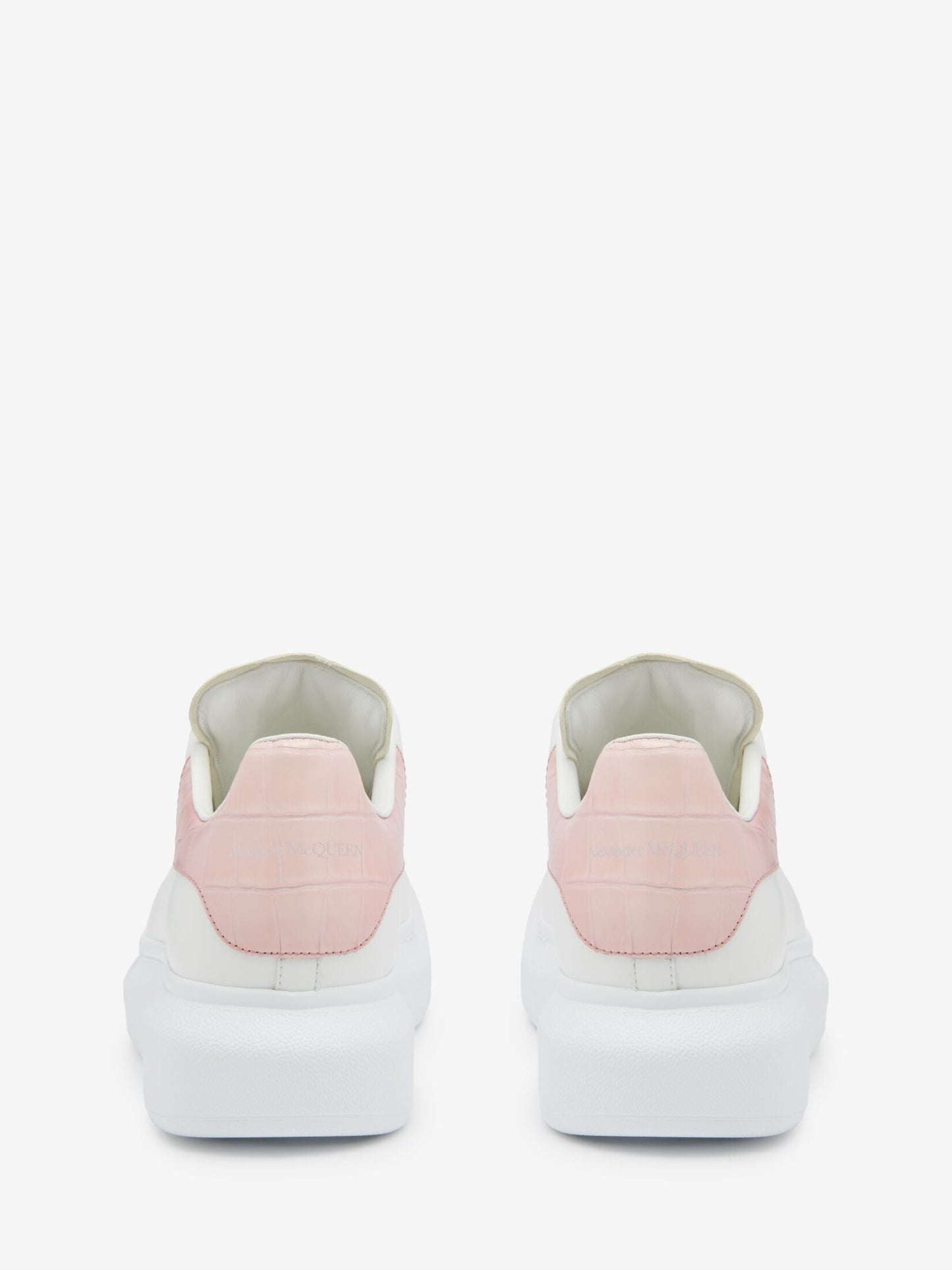 Oversize in pink white Crocodile