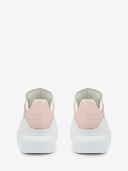 Oversize in pink white Crocodile