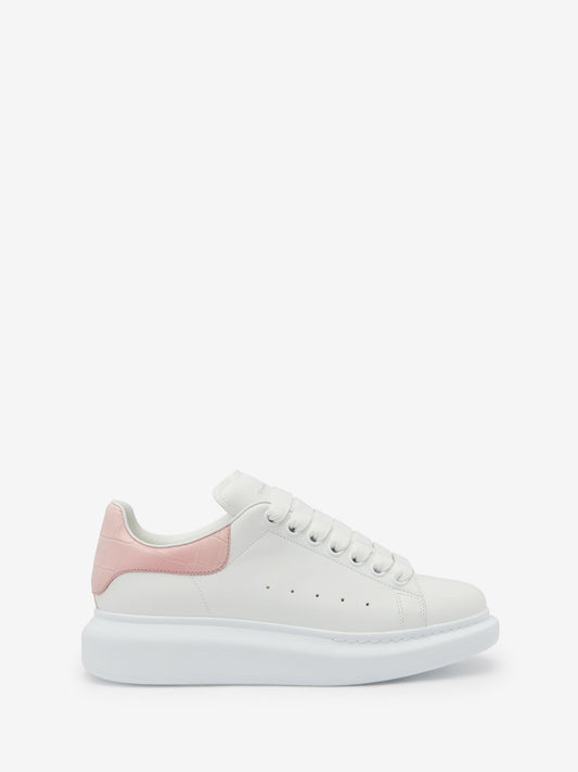 Oversize in pink white Crocodile