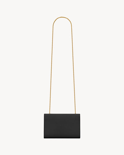 Kate small in black grain de poudre