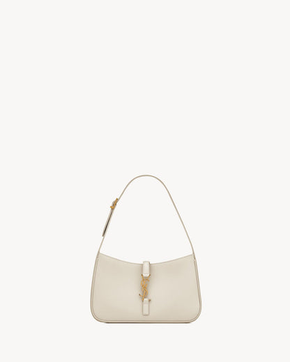 THE 5 TO 7 IN SMOOTH WHITE LEATHER