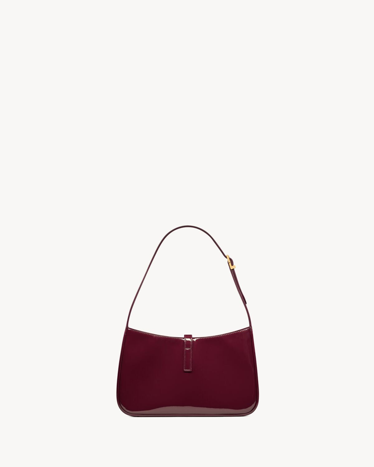 THE 5 TO 7 IN WINE RED PAINTED LEATHER
