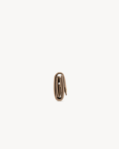 MULTI-FOLD WALLET CASSANDRE MATELASSÉ BEIGE
