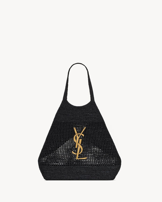 BLACK RAFFIA ICARE