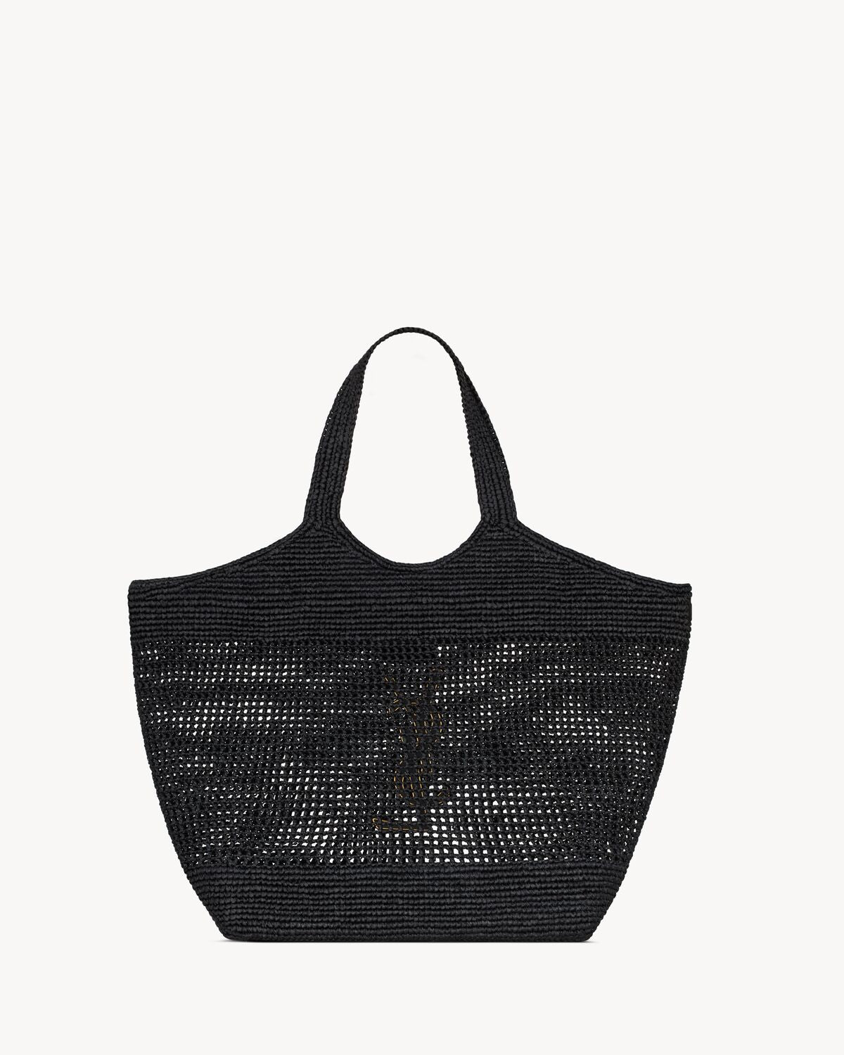 BLACK RAFFIA ICARE